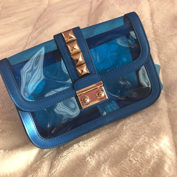 ๐ BLUE PVC BAG ๐ - Picture 1 of 4